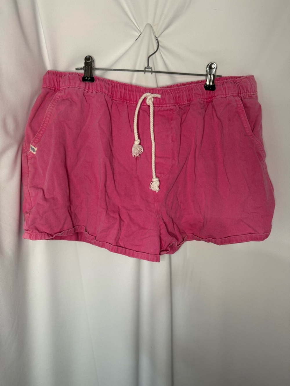 Simply Southern Coral Pink Drawstring Waist Shorts